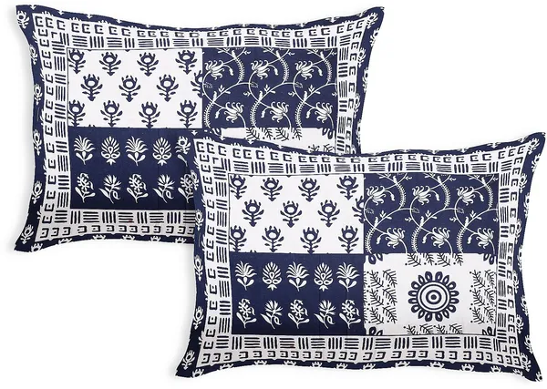Warli_Blue_Cotton_Premium_&_Elegant_Printed_Bedsheet_(_90"_X_108"_)__With_2_Pillow_Covers_(_17"_X_27"_)_By_Sabhinjo