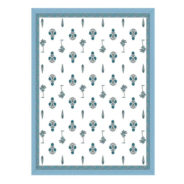 Ananta_Blue_Cotton_Premium_&_Elegant_Printed_Single_Dohar_(_60"_X_90"_)By_Sabhinjo