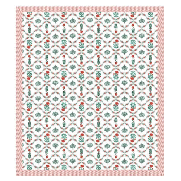Ananta_Red_Cotton_Premium_&_Elegant_Printed_Double_Dohar_(_90"_X_108"_)By_Sabhinjo