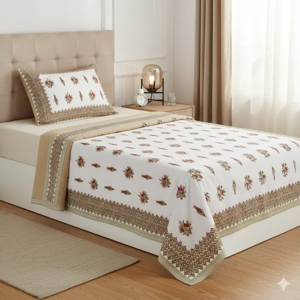 Ananta_Red_Cotton_Premium_&_Elegant_Printed_Single_Dohar_(_60"_X_90"_)By_Sabhinjo