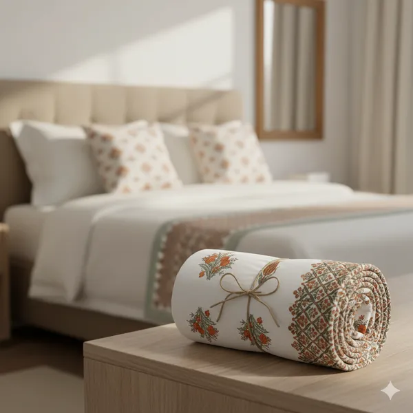Ananta_Brown_Cotton_Premium_&_Elegant_Printed_Single_Rajai_(_60"_X_90"_)By_Sabhinjo