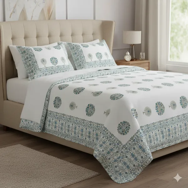Ananta_Blue_Cotton_Premium_&_Elegant_Printed_Double_Dohar_(_90"_X_108"_)By_Sabhinjo