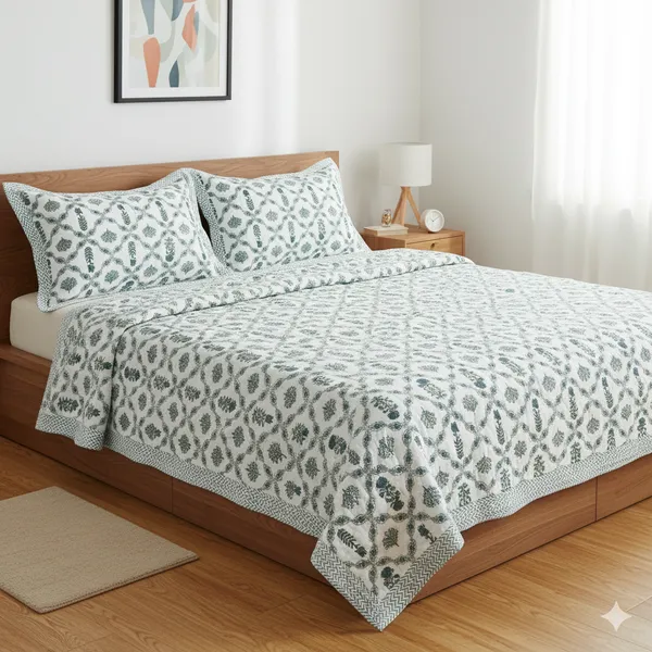 Ananta_Grey_Cotton_Premium_&_Elegant_Printed_Double_Rajai_(_90"_X_108"_)By_Sabhinjo