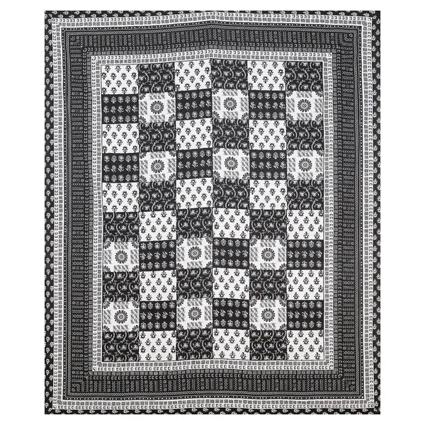 Warli_Black_Cotton_Premium_&_Elegant_Printed_Bedsheet_(_90"_X_108"_)__With_2_Pillow_Covers_(_17"_X_27"_)_By_Sabhinjo
