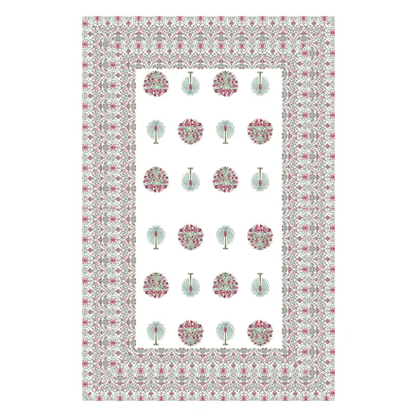 Ananta_Pink_Cotton_Premium_&_Elegant_Printed_Single_Dohar_(_60"_X_90"_)By_Sabhinjo