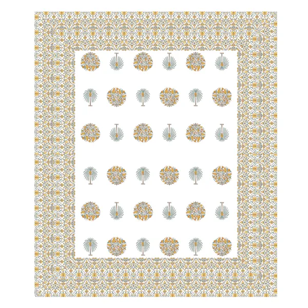 Ananta_Yellow_Cotton_Premium_&_Elegant_Printed_Double_Dohar_(_90"_X_108"_)By_Sabhinjo