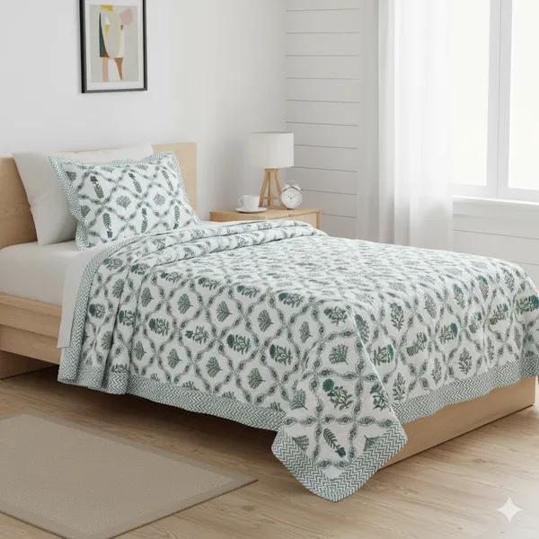 Ananta_Grey_Cotton_Premium_&_Elegant_Printed_Single_Rajai_(_60"_X_90"_)By_Sabhinjo