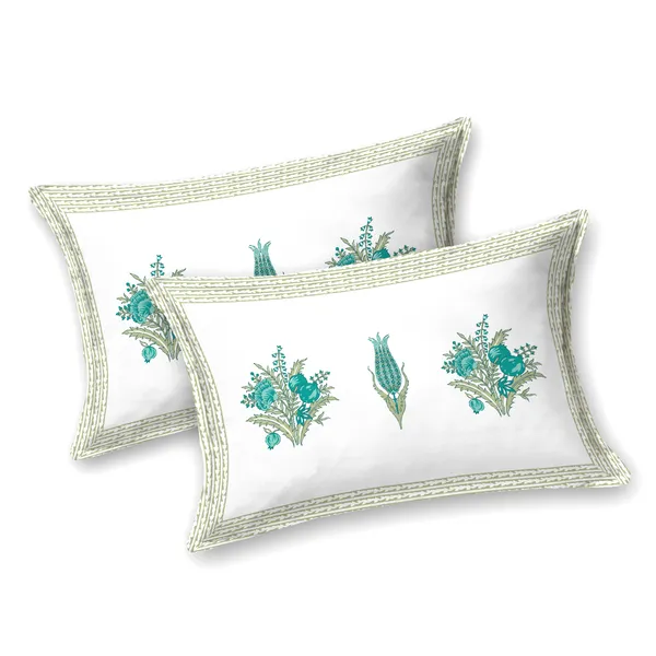 Ananta_Green_Cotton_Premium_&_Elegant_Printed_Double_Bedsheet_(_100"_X_108"_)__With_2_Pillow_Covers_(_17"_X_27"_)_By_Sabhinjo