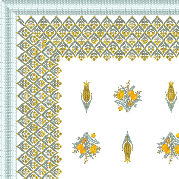Ananta_Yellow_Cotton_Premium_&_Elegant_Printed_Double_Dohar_(_90"_X_108"_)By_Sabhinjo