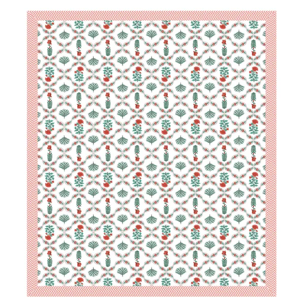 Ananta_Red_Cotton_Premium_&_Elegant_Printed_Double_Rajai_(_90"_X_108"_)By_Sabhinjo