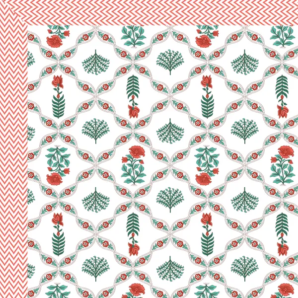 Ananta_Red_Cotton_Premium_&_Elegant_Printed_Double_Rajai_(_90"_X_108"_)By_Sabhinjo