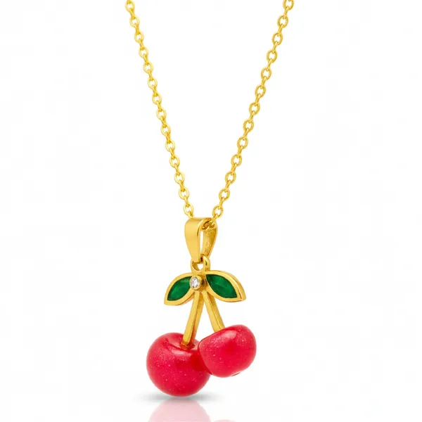Gold_Twin_Cherry_Bliss_Pendant_With_Chain_For_Women