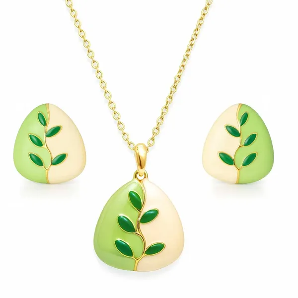 Green_Nature’s_Duality_Nano_Coating_-_Anti_Tarnish_Pendant_With_Earring_Set_|_For_Women