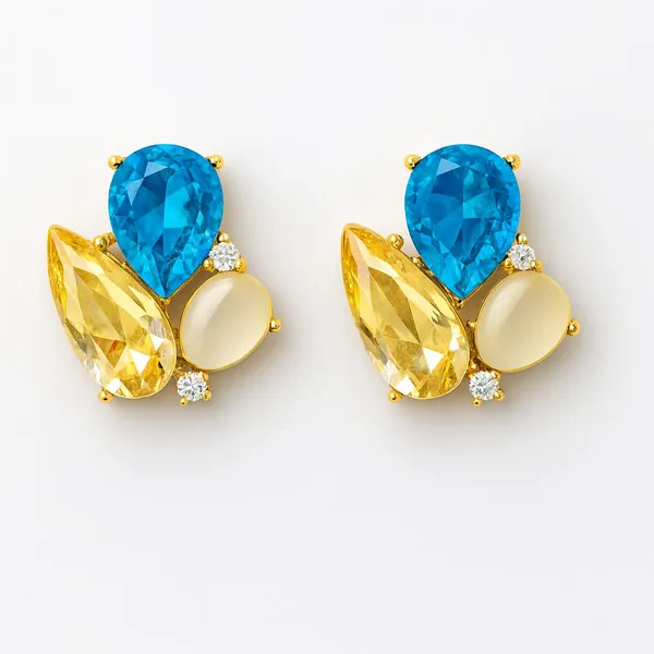 Jellybean_Pendant_With_Earring_set__For_Women