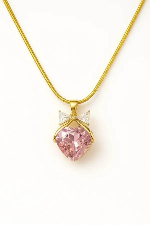 Gold_Amour_Heart_Pendant_Chain_For_Women
