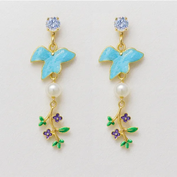 Tweet_&_Twinkle_Pendant_With_Earring_set__For_Women