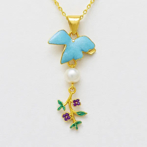 Tweet_&_Twinkle_Pendant_With_Earring_set__For_Women