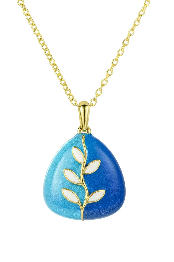 Blue_Nature’s_Duality_Stainless_Steel_Pendant_With_Earring_set__|_For_Women