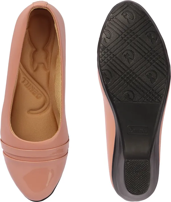 Peach_Patent_Leather_Casual_Wedges_Bellies_For_Women