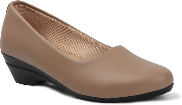 Beige_Synthetic_Leather_Bellies_For_Women