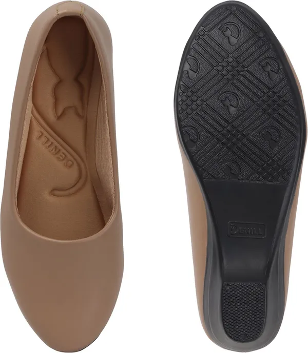 Beige_Synthetic_Leather_Bellies_For_Women