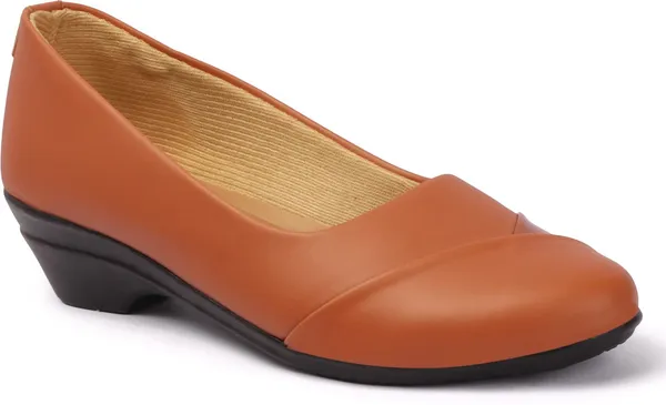 Tan_Synthetic_Leather_Casual_Slip_On_Bellies_For_Women