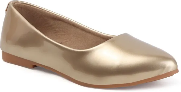 Gold_Synthetic_Leather_Bellies_For_Women