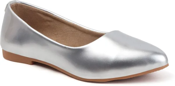 Silver_Synthetic_Leather_Casual_Slip_On_Bellies_For_Women