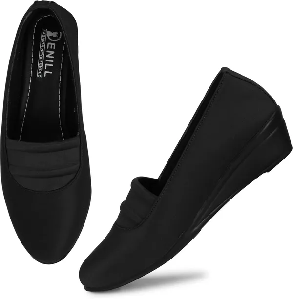 Black_Synthetic_Wedges_For_Women