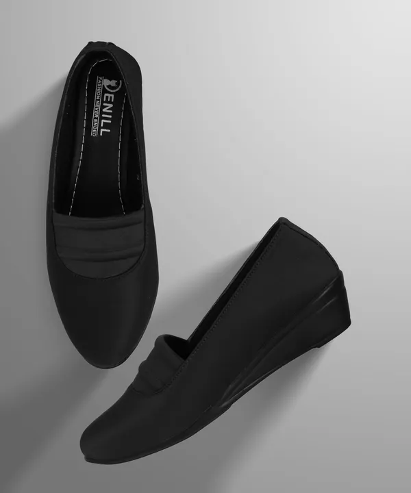 Black_Synthetic_Wedges_For_Women