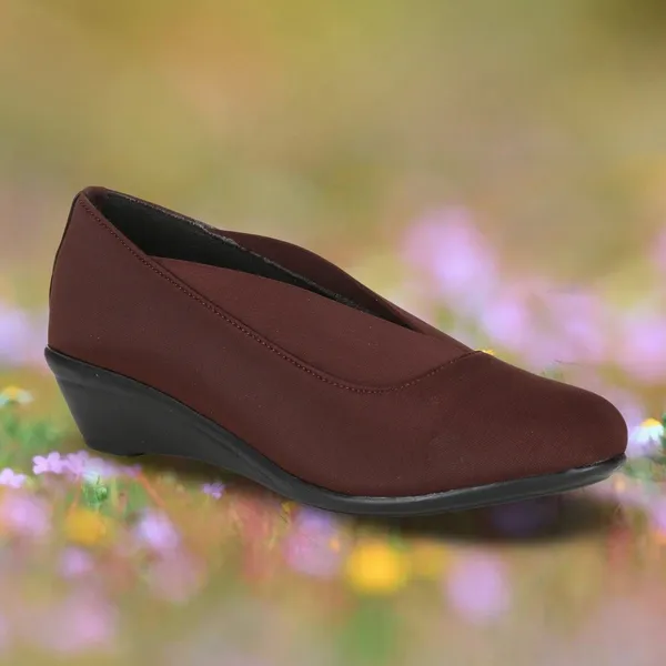 Maroon_Synthetic_Wedges_For_Women