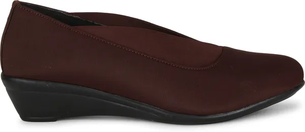 Maroon_Synthetic_Wedges_For_Women