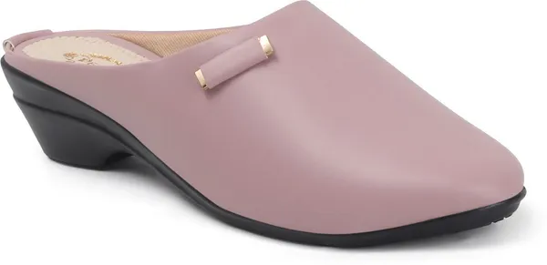 Pink_Synthetic_Wedges_For_Women