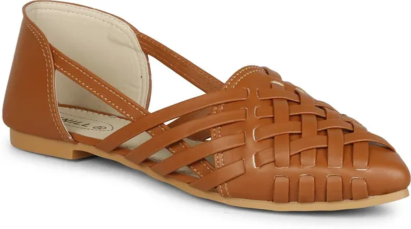 Tan_Synthetic_Casual_Bellies_For_Women