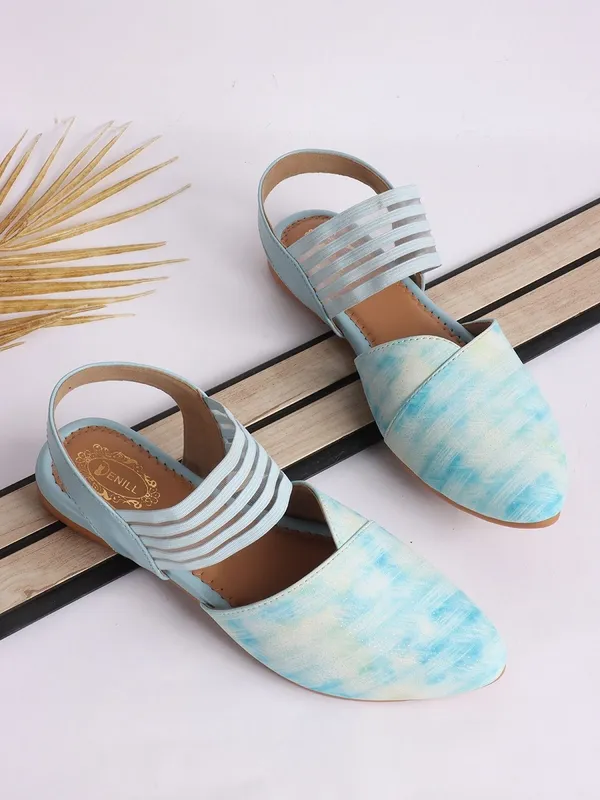 Blue_Synthetic_Leather_Bellies_For_Women