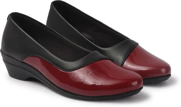 Maroon_Synthetic_Leather_Casual_Slip_On_Bellies_For_Women