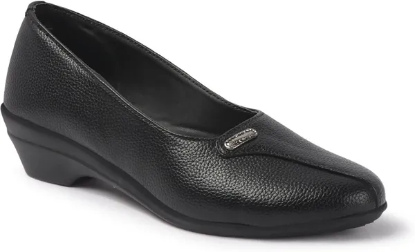 Black_Synthetic_Leather_Casual_Slip_On_Bellies_For_Women