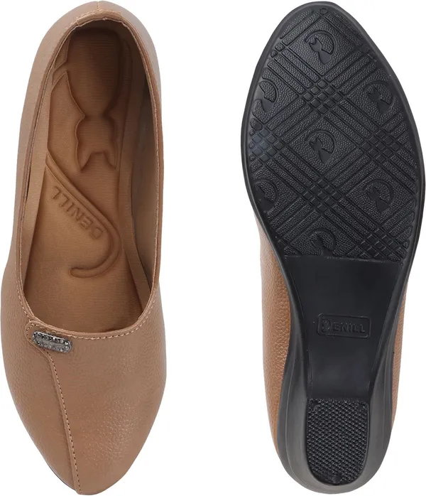 Beige_Synthetic_Leather_Bellies_For_Women
