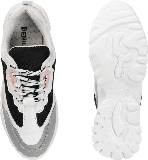White_Synthetic_Leather_Sports_For_Women