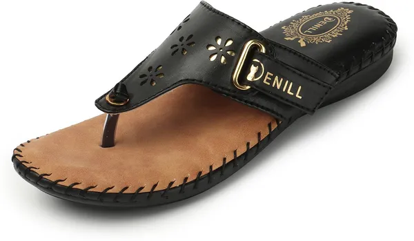 Black_Synthetic_Flats_For_Women