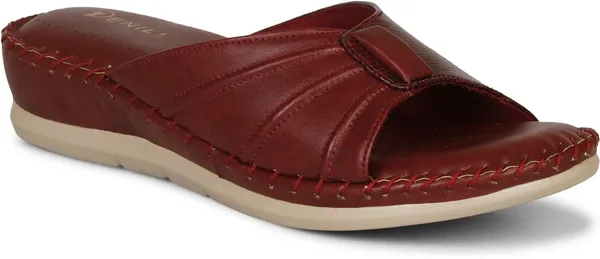 Maroon_Synthetic_Heels_For_Women