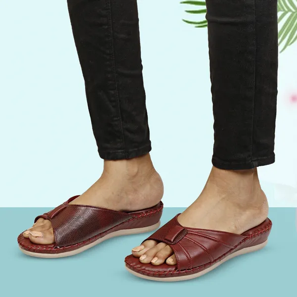 Maroon_Synthetic_Heels_For_Women