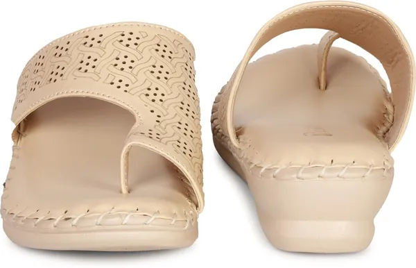 Beige_Synthetic_Leather_Wedges_For_Women