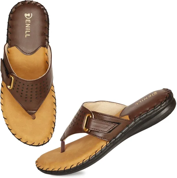 Brown_Synthetic_Leather_Flats_For_Women