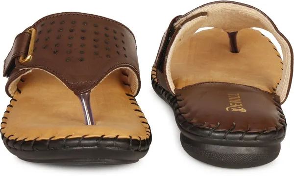 Brown_Synthetic_Leather_Flats_For_Women