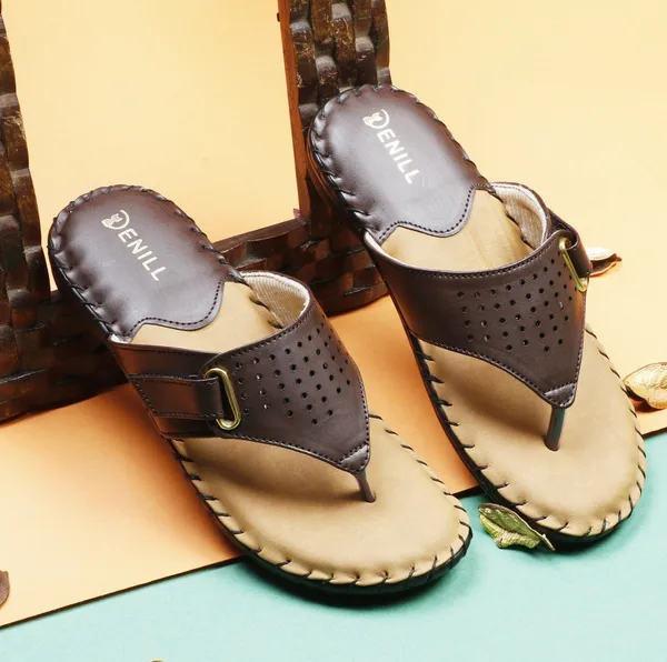 Brown_Synthetic_Leather_Flats_For_Women