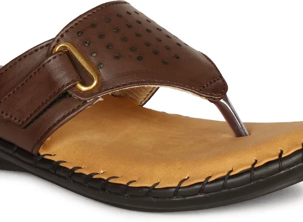 Brown_Synthetic_Leather_Flats_For_Women