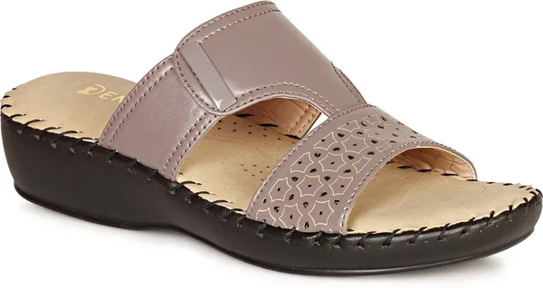 Grey_Synthetic_Leather_Wedges_For_Women