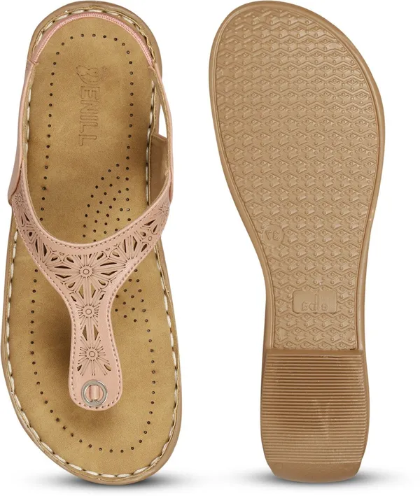 Pink_Synthetic_Leather_Wedges_For_Women