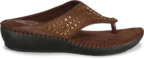 Brown_Synthetic_Wedges_For_Women